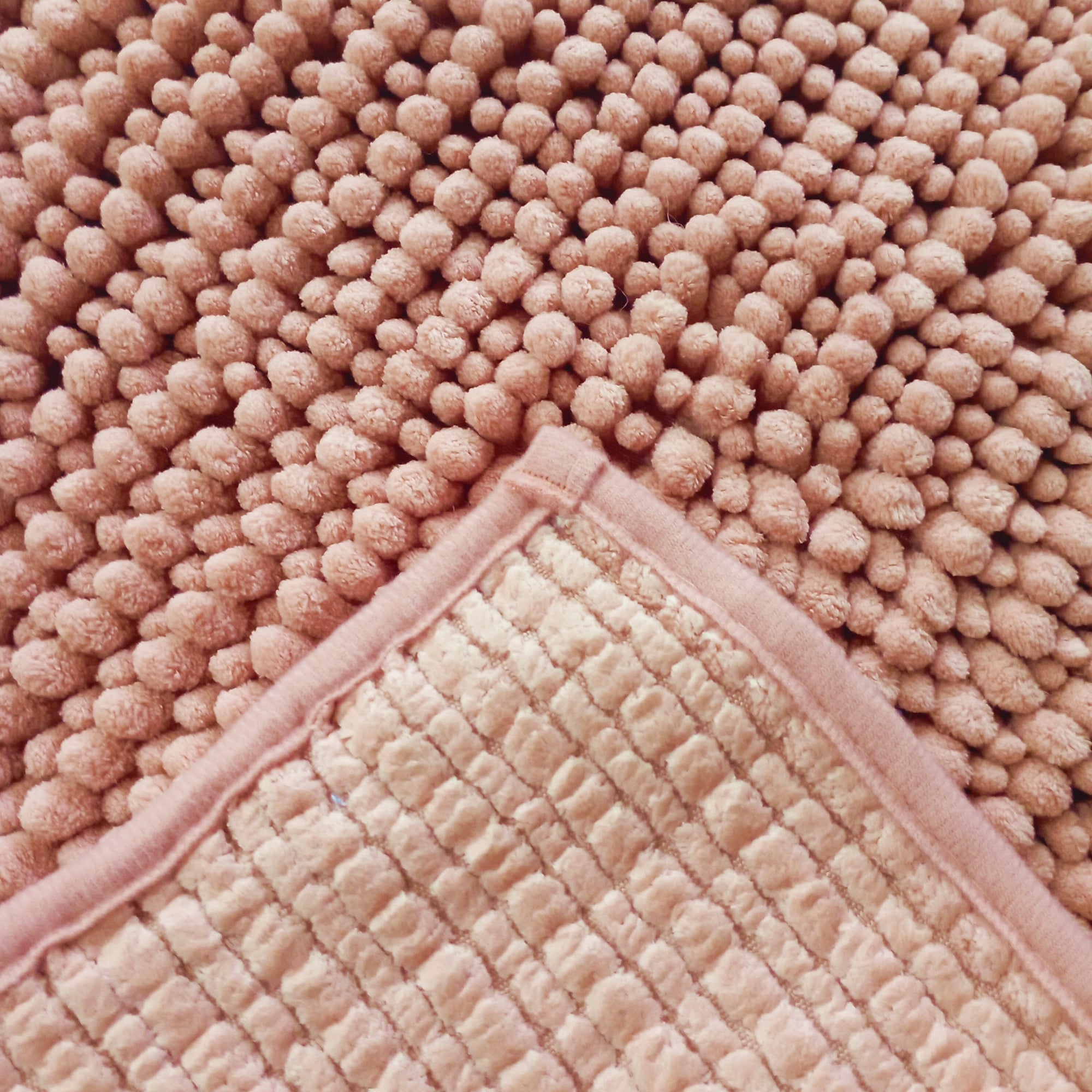 Alfombra De Baño Mix Chenille 40x60 Cm Rosa