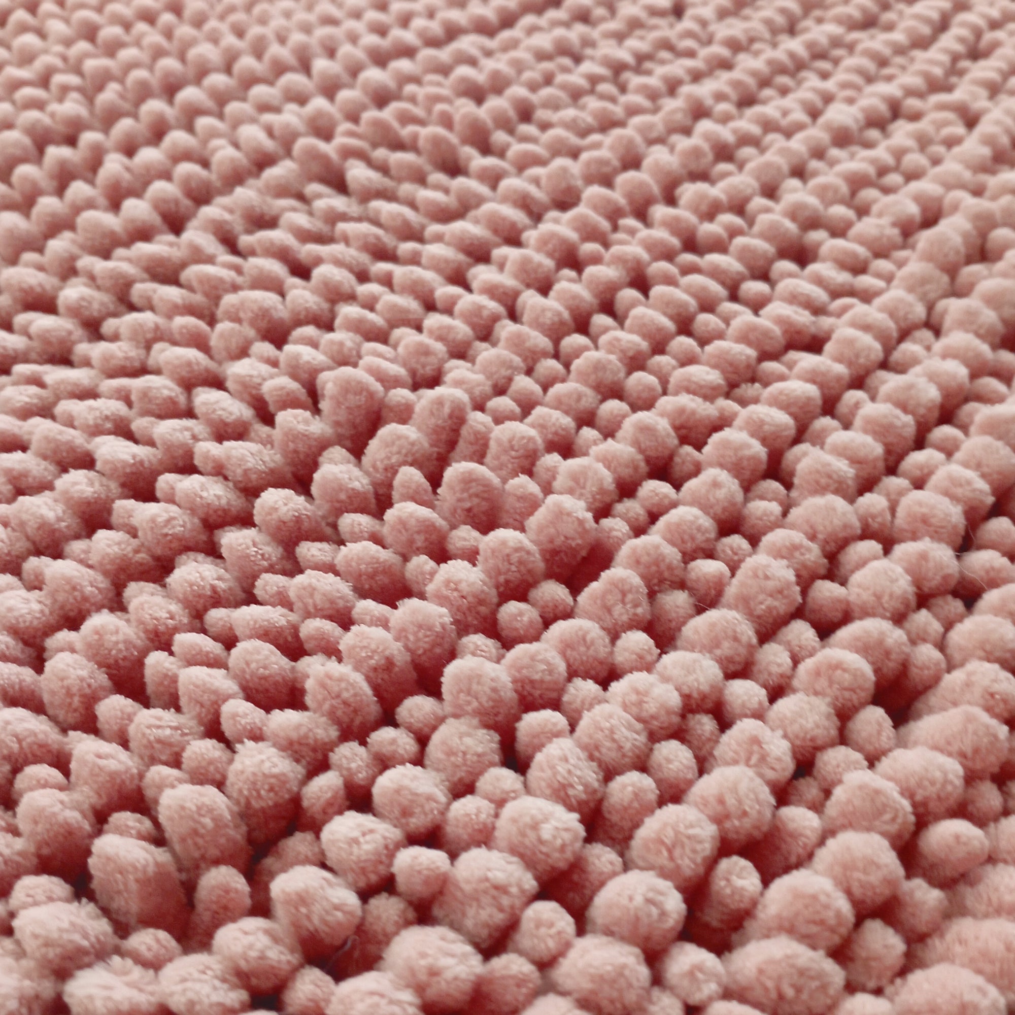 Alfombra De Baño Mix Chenille 40x60 Cm Rosa