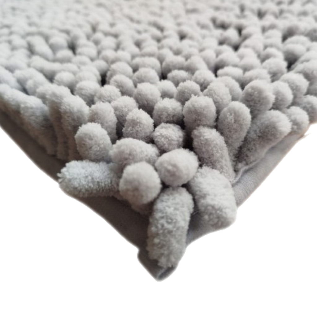 Alfombra Shaggy Coral 40x60 Cm Gris