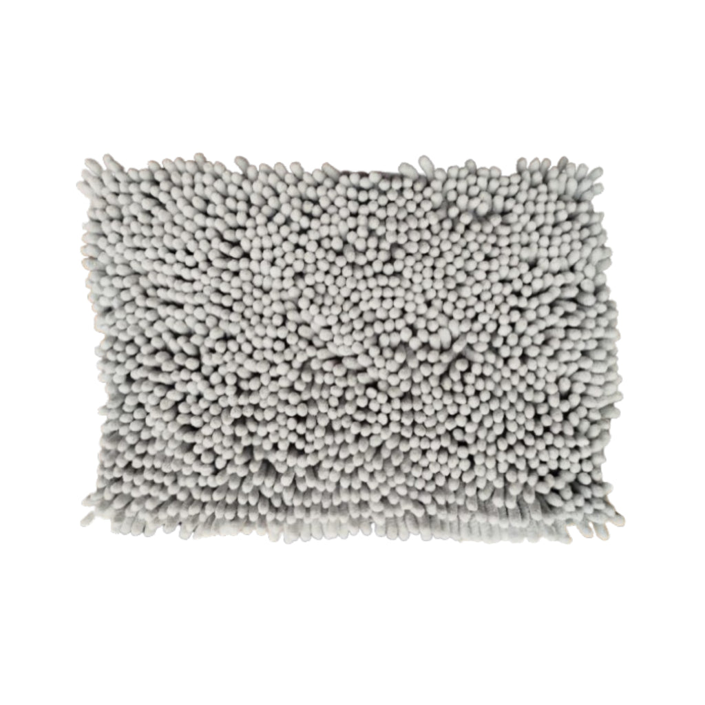 Alfombra Shaggy Coral 40x60 Cm Gris