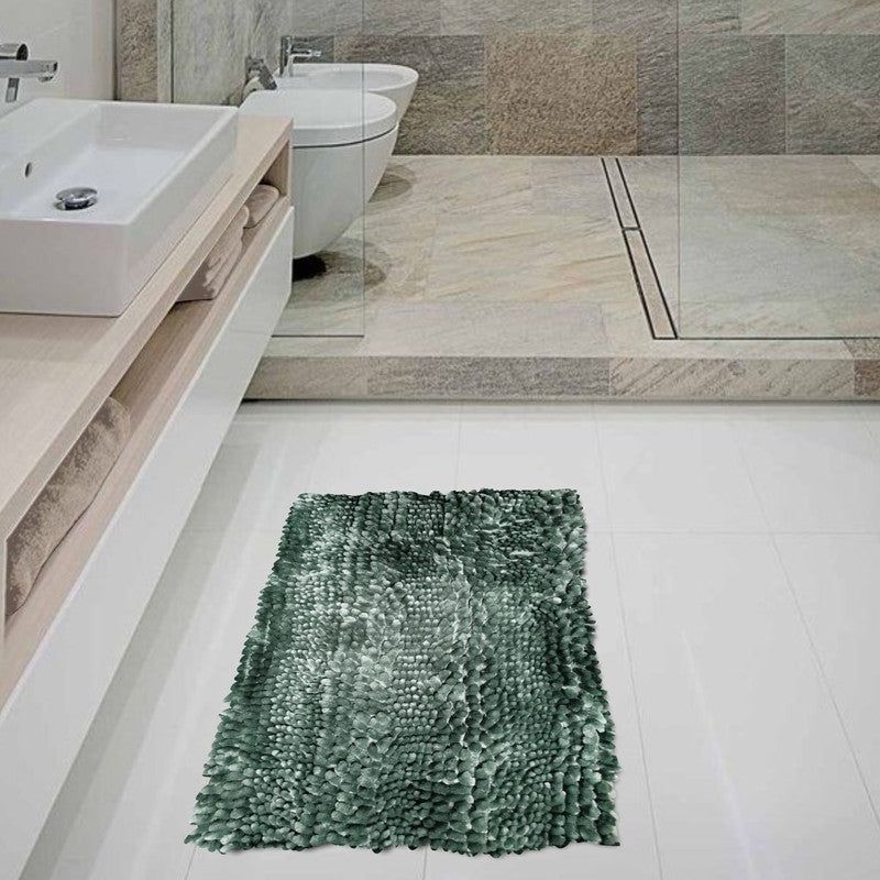 Alfombra De Baño Fusion 40x60 Cm Verde