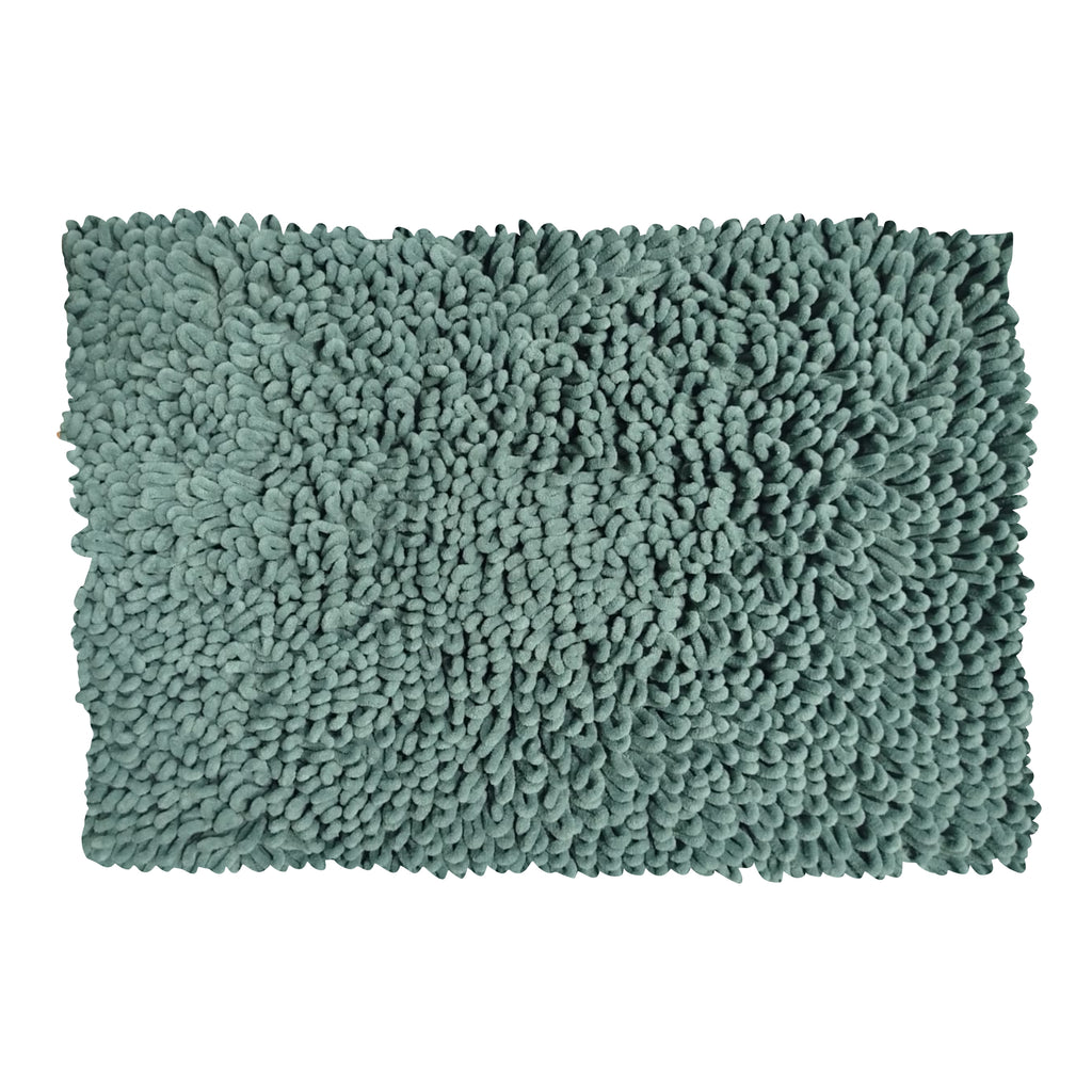 Alfombra baño loop soft 40x60 verde