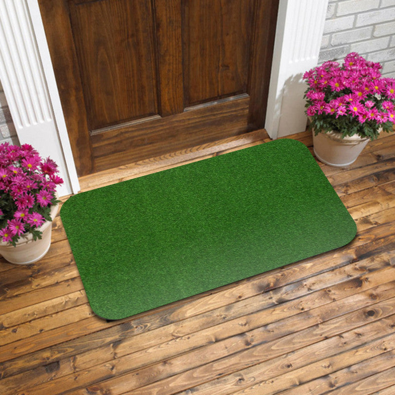 Tapete De Entrada Leeds Setx2 Unidades 38x58 Cm Verde