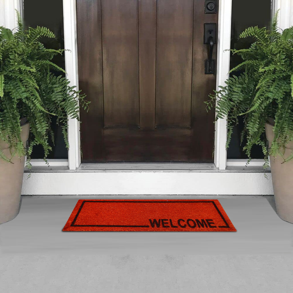 Tapete de entrada coco design shape color 26x76 cm 300