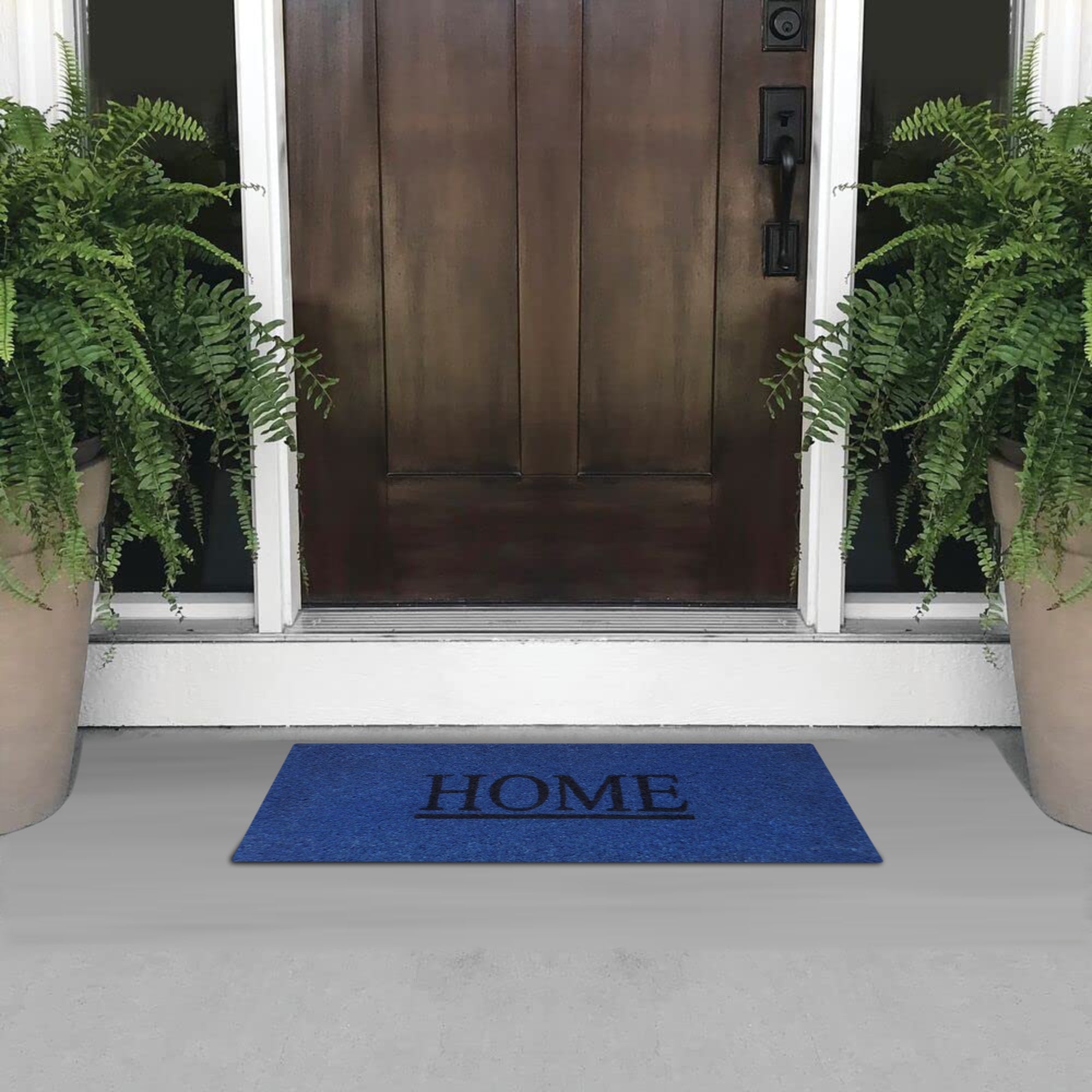 Tapete de entrada coco design shape color 26x76 cm 200