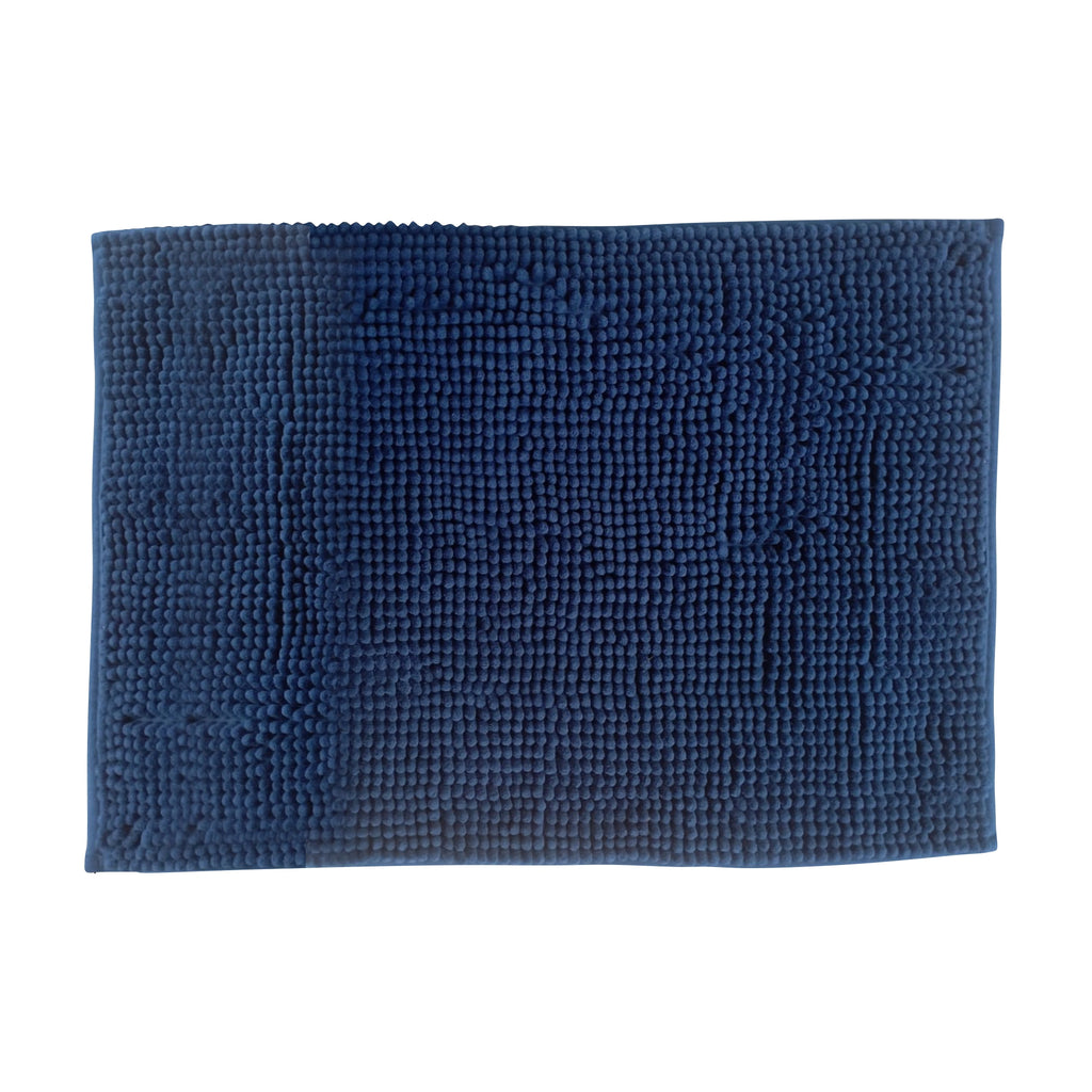 Alfombra De Baño Element 40x60 Cm Azul Oscuro
