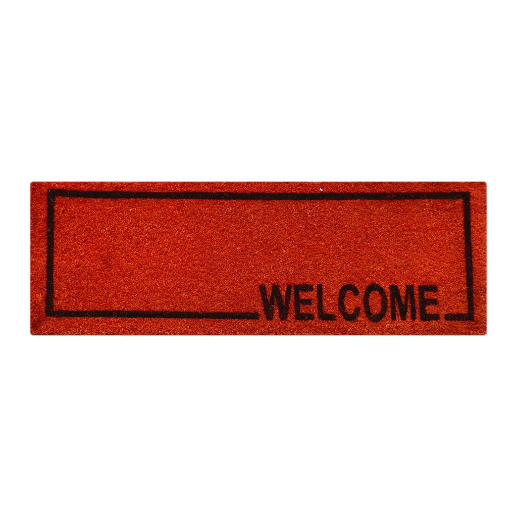 Tapete de entrada coco design shape color 26x76 cm 300