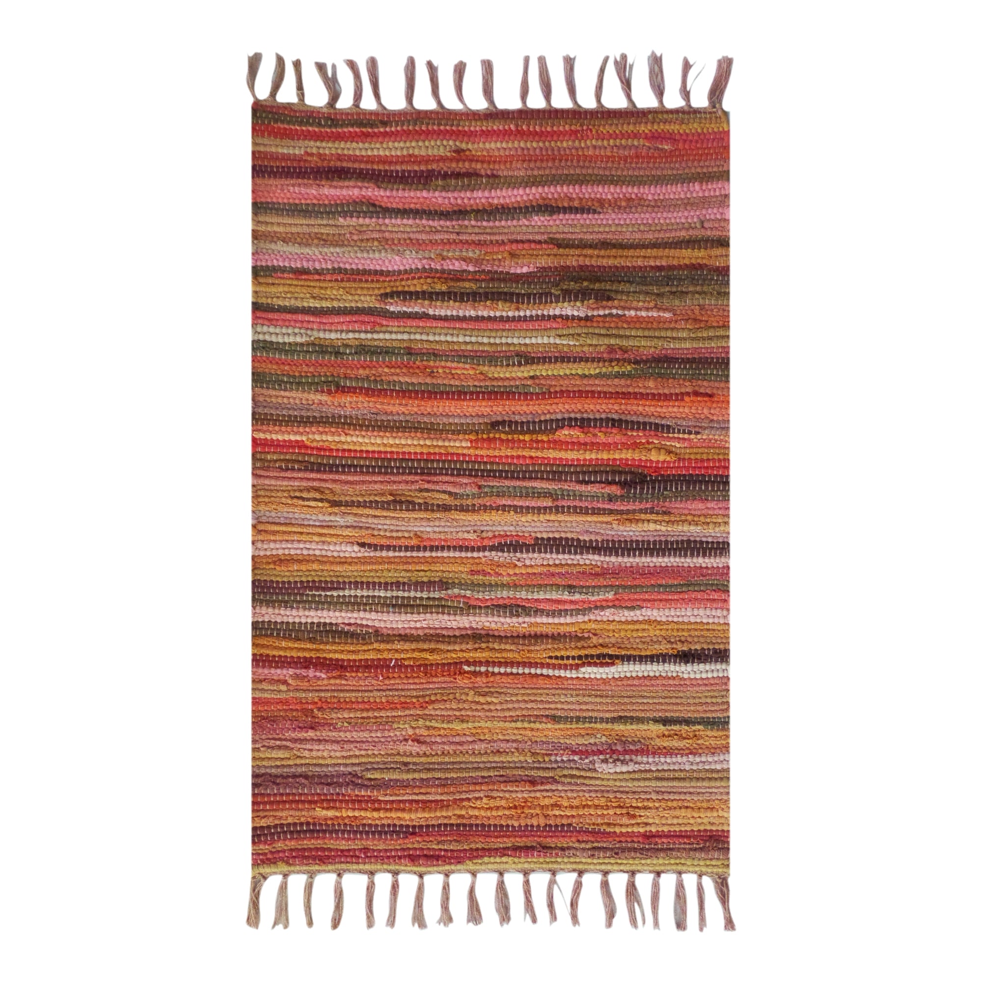 Tapete De Baño Tarragona 45x75 Cm Naranja